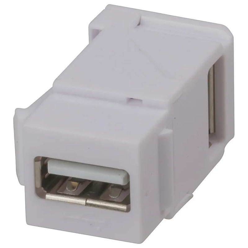 Usb Key Insert Right Angle USB 2.0 Socket Keystone Insert — Universal Electronics