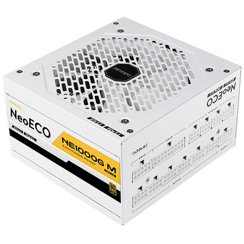 Antec NE 1000w 80+ Gold, Fully-Modular, ATX 3.0, PCIe 5.0, 120mm Silent Fan, Japanese Caps, ATX Power Supply, PSU,10 Years