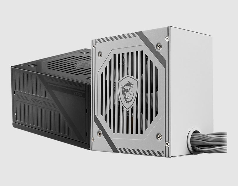 MSI MAG A650BNL WHITE 650W Power Supply, 80 PLUS Bronze, up to 85% Efficiency, Active PFC, OCP / OVP / OPP / SCP