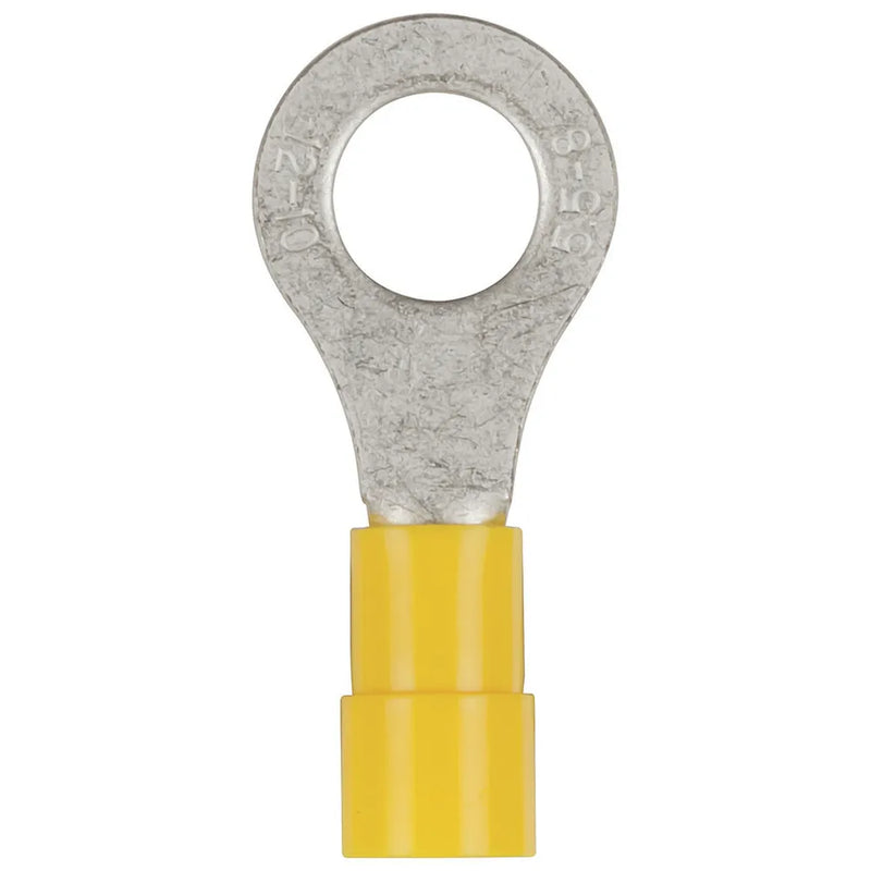 Yellow 8mm Eye Terminal - Pack 8