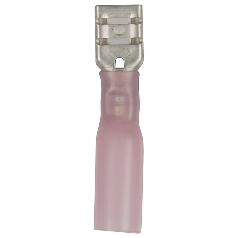 Mini Female Spade - Red - Packet of 8 - Self Sealing Quick Connectors
