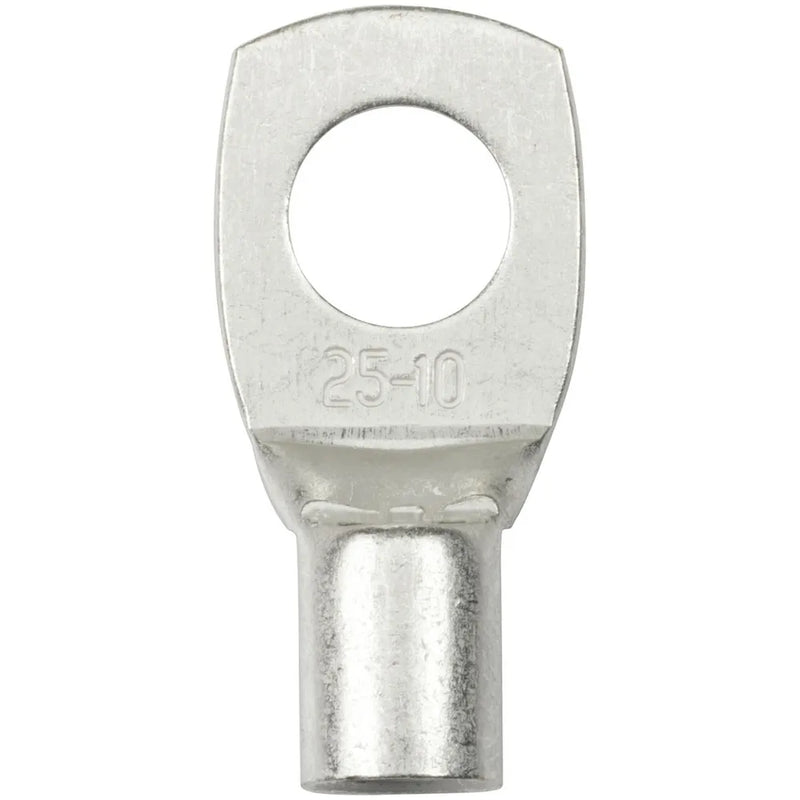 10mm Non-Insulated Eye Terminal 25mm2 4AWG Pack of 4