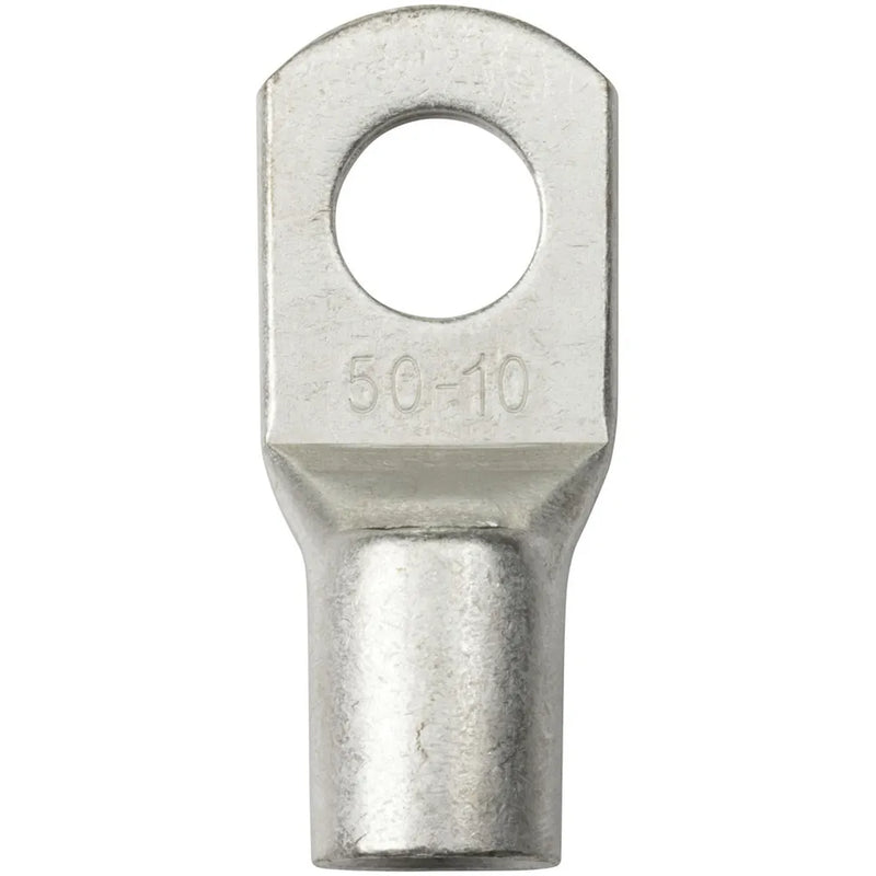 10mm Non-Insulated Eye Terminal 50mm2 1/0AWG Pack of 2