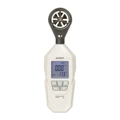 Hand-held Anemometer with Temperature