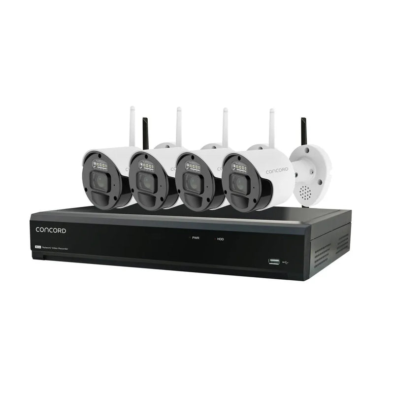 Concord Wireless NVR Kit with 4x 4K Cameras V3