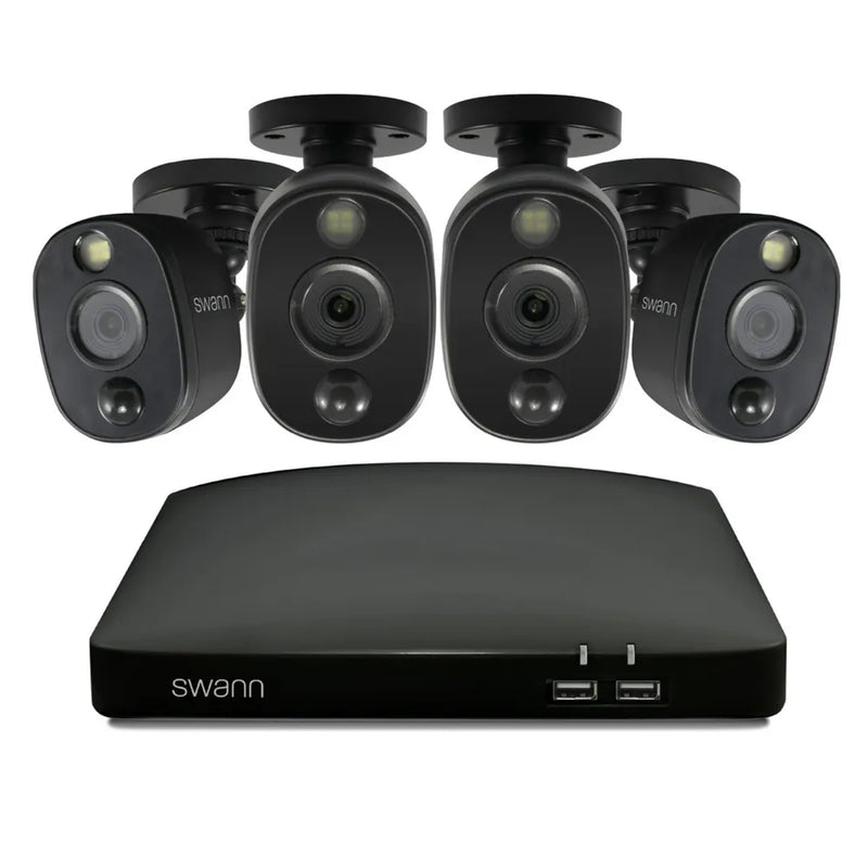 Swann 4Ch 1080p Full HD DVR Kit with 4 x 1080p bullet cameras IP66 SWDVK-446804WL-AU