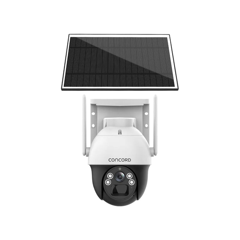 Concord 4G Wireless 2K PT Camera with Solar panel V4