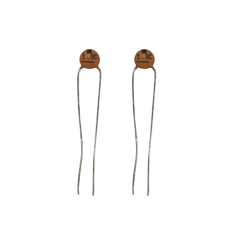 1.8pF 50VDC Ceramic Capacitors - Pack of 2