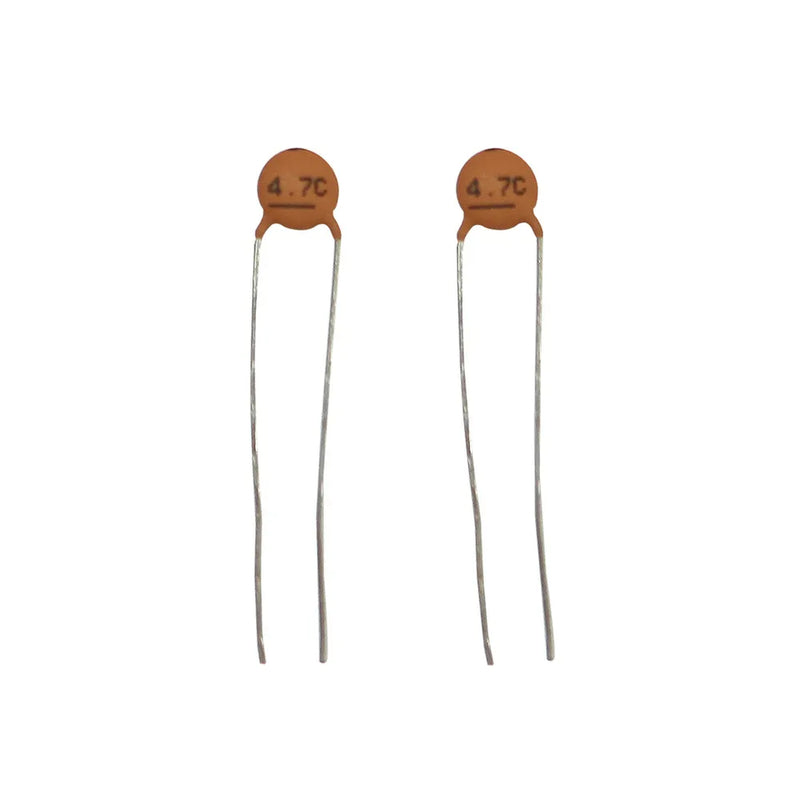 4.7pF 50VDC Ceramic Capacitors - Pack of 2