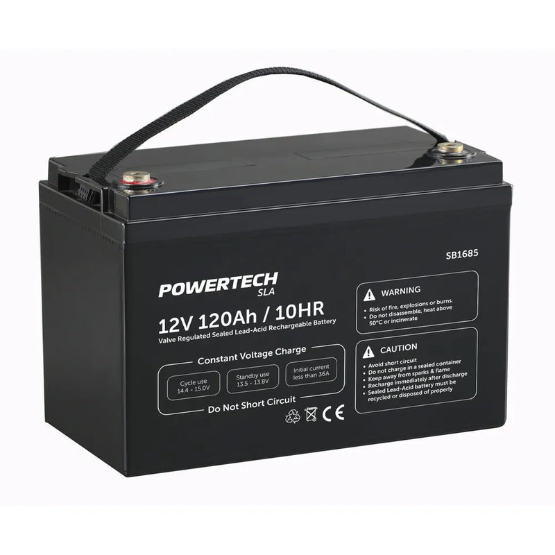 12V 120Ah AGM Deep Cycle Battery in 330mm case