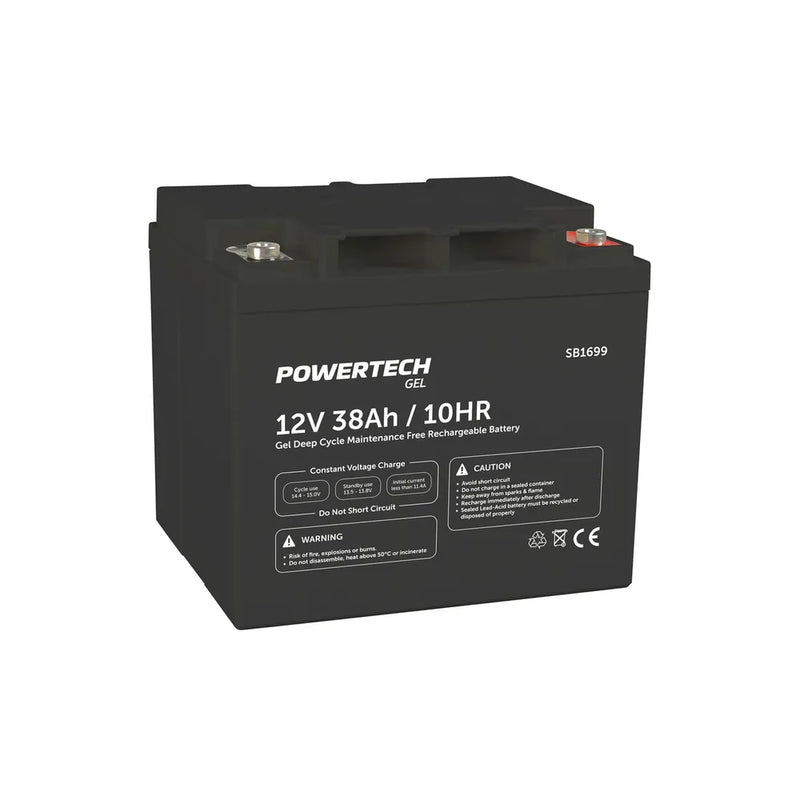 12V 38Ah Deep Cycle Gel Battery