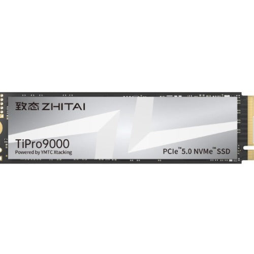 YMTC ZhiTai TiPro9000 SSD 1TB M.2 2280 YMTC Xtacking 4.0  TLC Chip PCle Gen 5 X 4.0 14,900MB/s 13,500MB/s R/W 600 TBW 5Y