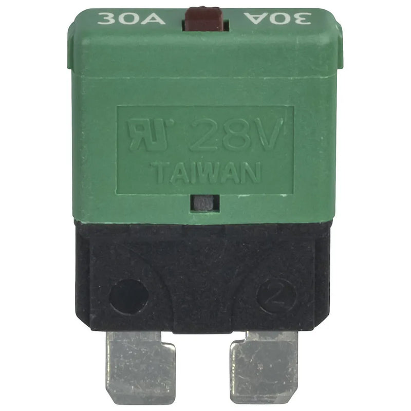 30A Manual Reset Standard Blade Circuit Breaker