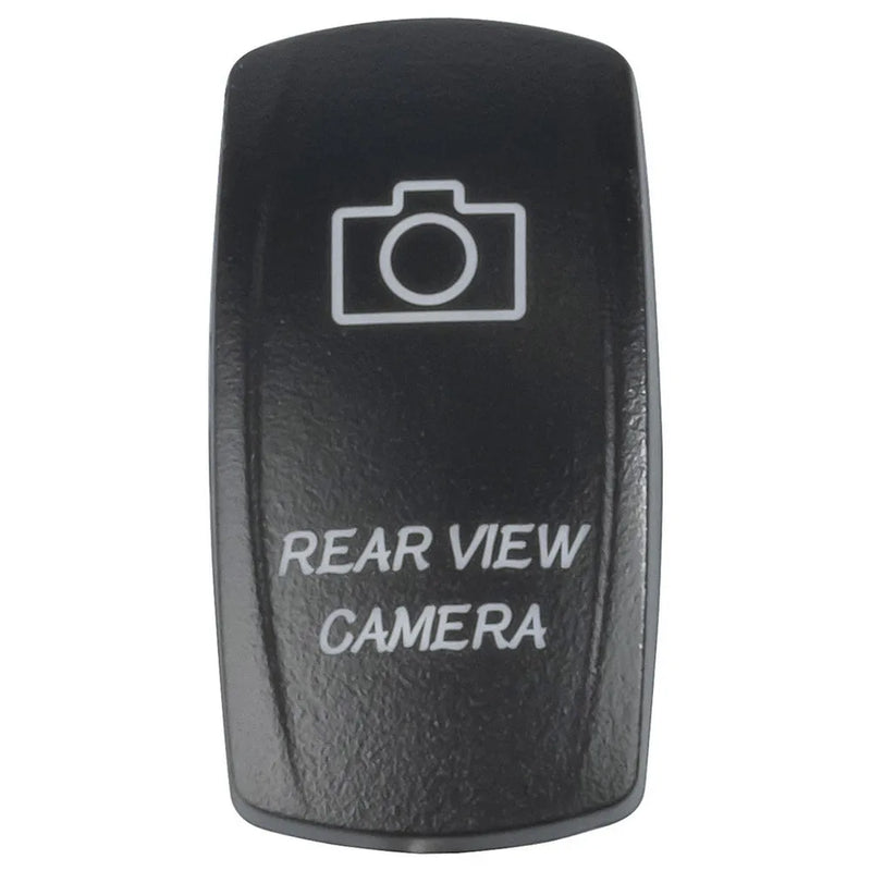 Laser Etched "Rear View Camera" Cover for Illuminated Rocker Switch