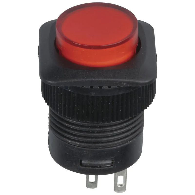 SPST LED Illuminated PUSH ON / PUSH OFF