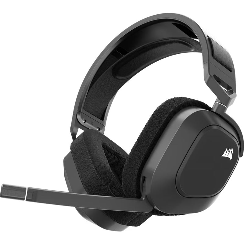 Corsair HS80 MAX WIRELESS Gaming Headset â€“ Steel Gray, 50mm drivers, Dolby Atmost, 24â€“130h battery, RGB, multi-platform PC/PS/Switch/Mobile