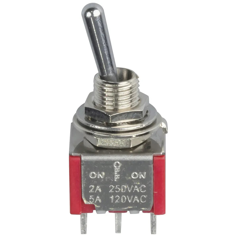 DPDT Miniature Toggle Switch - Solder Tag Centre Off(on - off - on ...