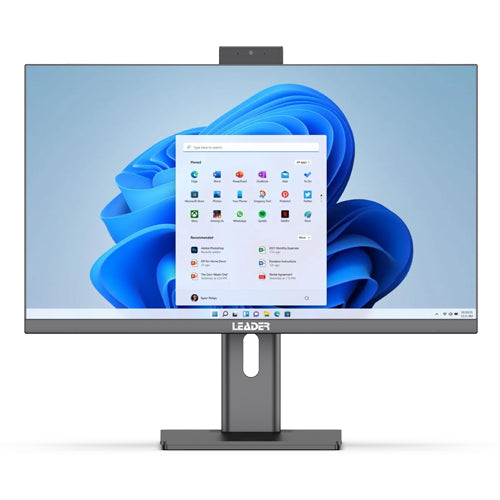 Leader Visionary AIO, 23.8' FHD, Intel i5-13420H, 16GB DDR4, 1TB NVMe SSD, Wi-Fi 6, 2M Camera, VESA, 1 Year   , Windows 11 Home, Keyboard & Mous