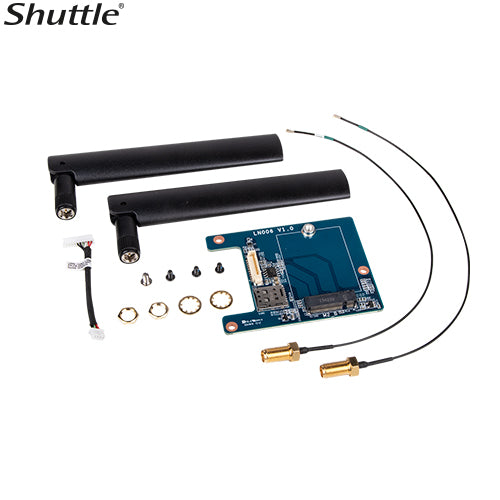 Shuttle M.2 adapter, antennas and cables for M.2 LTE modules for DS20U ...