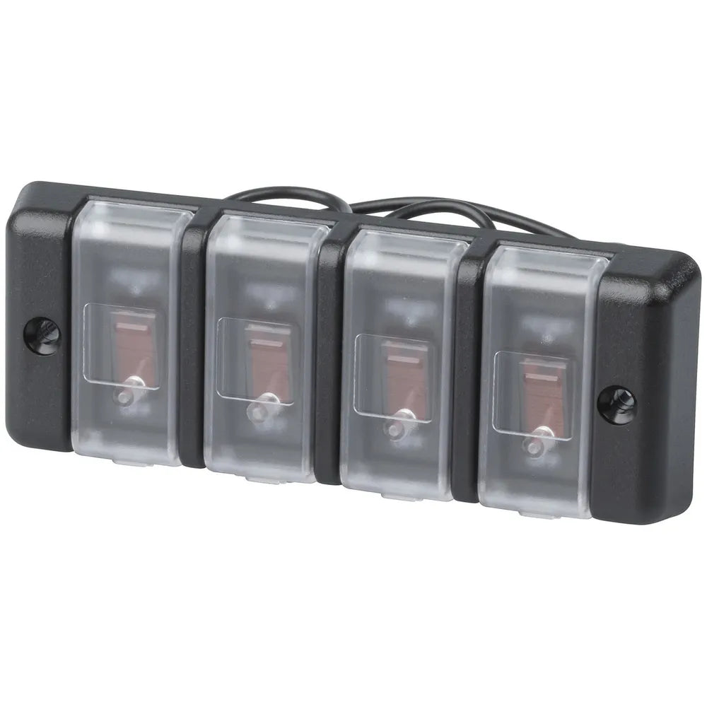 Anti-Tamper 4-Gang Switch Bank/Circuit Breaker — Universal Electronics