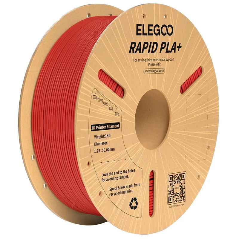 Elegoo Rapid PLA+ filament Red 1.75mm 1kg