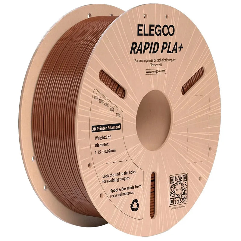Elegoo Rapid PLA+ filament Brown 1.75mm 1kg