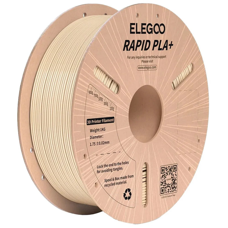 Elegoo Rapid PLA+ filament Beige 1.75mm 1kg