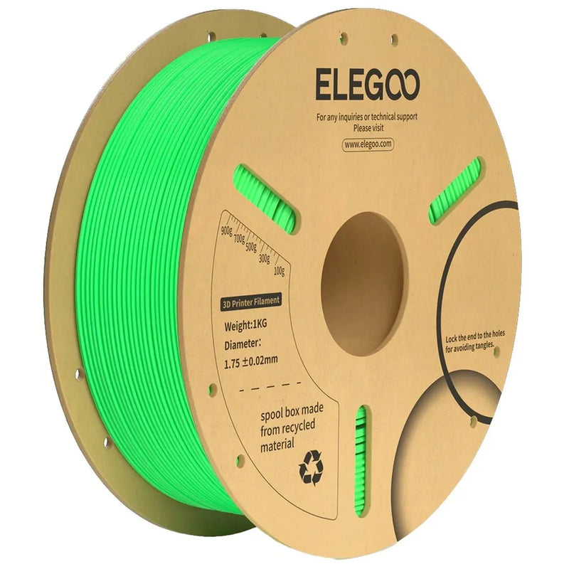 Elegoo PLA plus filament Light Green 1.75mm 1kg