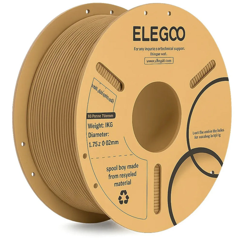 Elegoo PLA+ filament Wood color 1.75mm 1kg Roll
