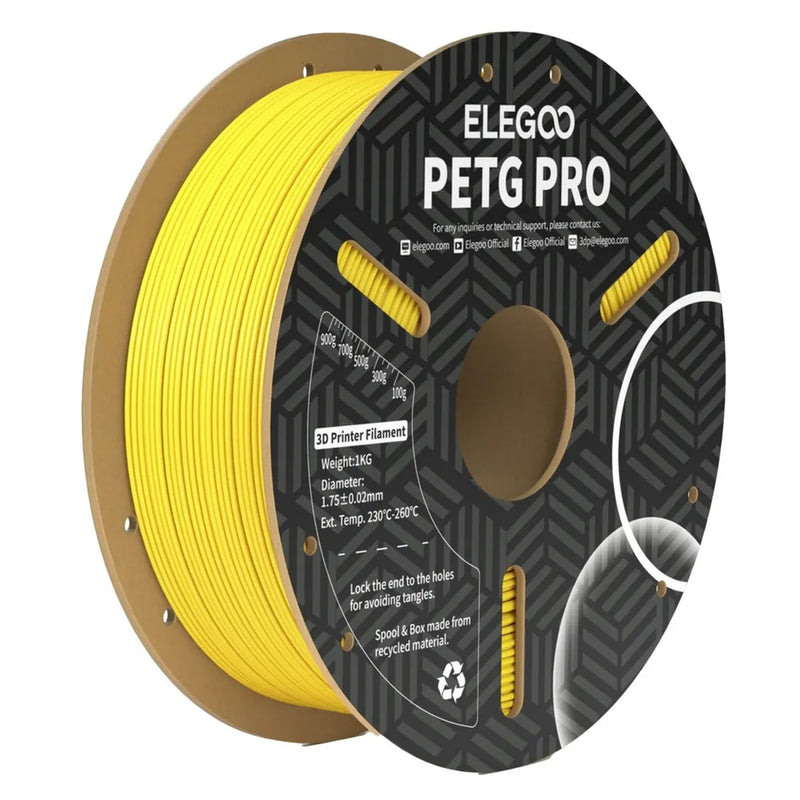 Elegoo PETG Pro filament Yellow 1.75mm 1kg