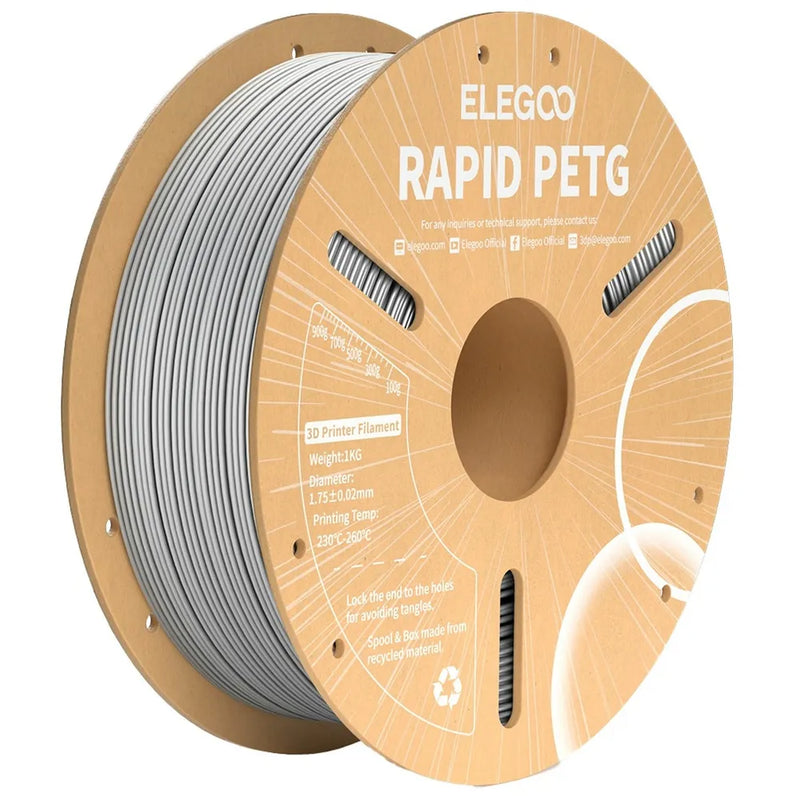 Elegoo Rapid PETG filament Grey 1.75mm 1kg