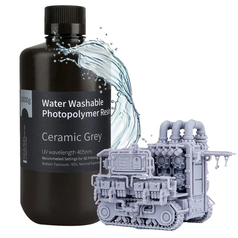 Water Washable Resin 1.0 Ceramic Grey 1KG
