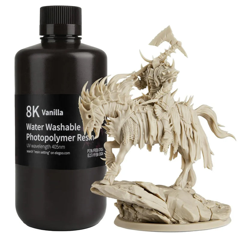 8K Water Washable Resin Vanilla Color 1KG