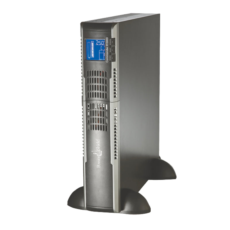 PowerShield Commander RT 3000VA/2700W, 240VAC Input, Hot-swappable batteries, 2 AUS sockets, 10A, C13 x 5, 15A, C19 x 1, 2-year