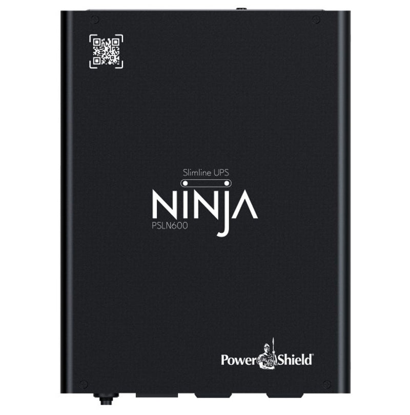 PowerShield Ninja Slimline 600VA UPS, LiFePO4, 2x IEC Outputs, Lithium-iron Phosphate, DIN Rail Mount, Silent Operation, 5 Yr