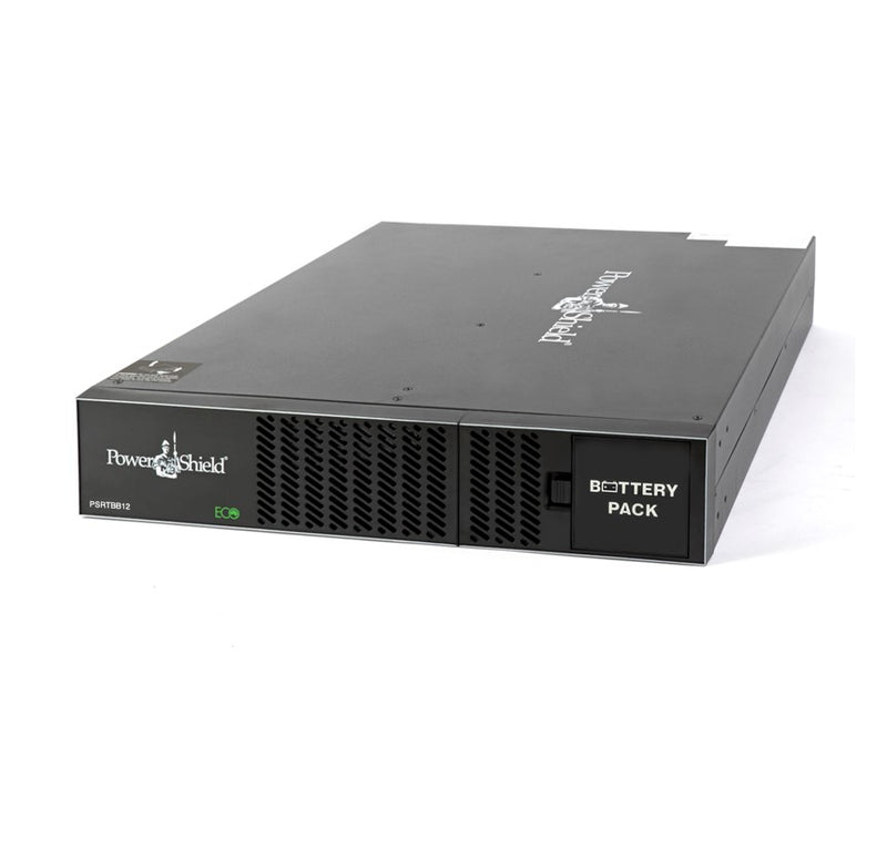 PowerShield Extended Battery Module for PSCRT3000, PSCERT2000 & PSCERT3000, 2U, 12 batteries, enhances runtime and reliability