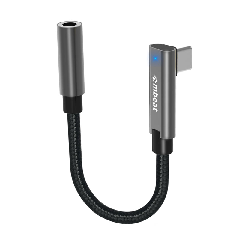 (LS)mbeatÂ® Elite USB-C to 3.5mm Audio Adapter - Add Headphone Audio Jack to USB-C Computers, Laptops, Notebooks, Tablets, Smartphones -  Space Grey