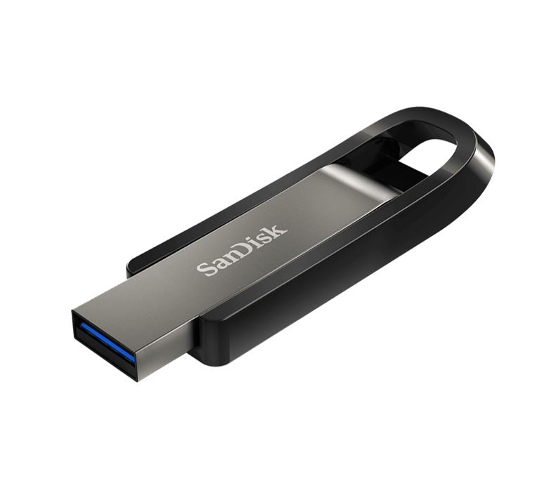 SanDisk 256GB Extreme GO USB3.2 Metal  Flash Drive USB-A 400MB/s SecureAccess™ encryption software2 Lifetime Lifetime    Black (LS)