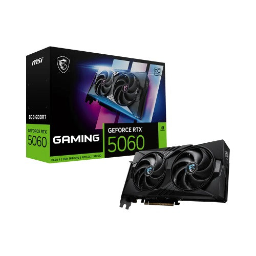 MSI nVidia GeForce RTX 5060 8G GAMING OC, PCI ExpressÂ® Gen 5 x16, Boost: 2625 MHz, CUDA 3840 Units, 8GB GDDR7, . HDMIâ„¢ x 1