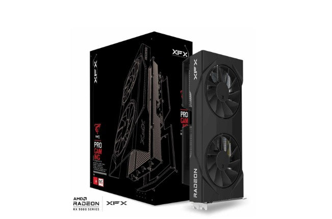 XFX Swift AMD Radeon RX 9060XT OC Gaming Edition with 16GB GDDR6 HDMI 2xDP, AMD RDNAâ„¢ 4  (RX-96TSW16BQ)
