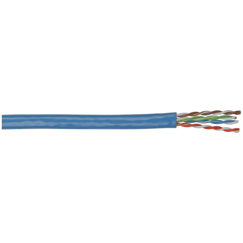 Cat 5e Solid Core Network Cable - Blue - Sold per metre