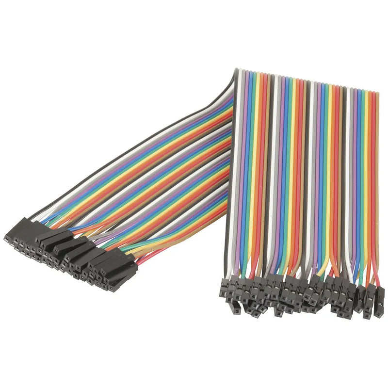 150mm Socket to Socket Jumper Leads - 40 Piece