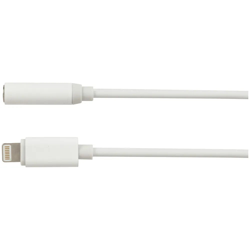 3.5mm Audio Socket to Lightning™ Plug Adaptor Cable — Universal Electronics