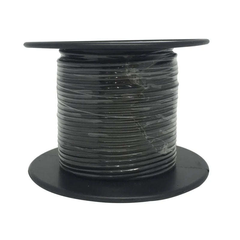 Black Light Duty Hook-up Wire - 25m Roll
