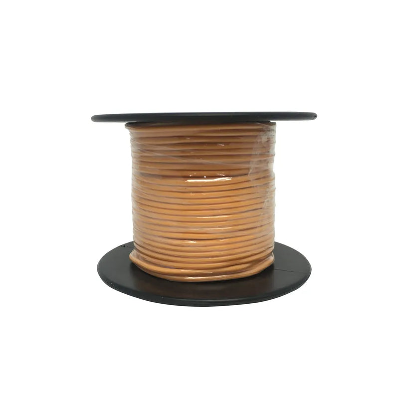 Orange Light Duty Hook-up Wire - 25m Roll