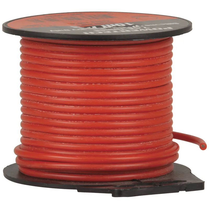 7.5A Heavy Duty Silicone Hook Up Wire - 10m Roll - Red