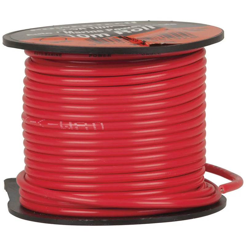 7.5A General Duty Tinned Hook Up Wire - 10m roll - Red