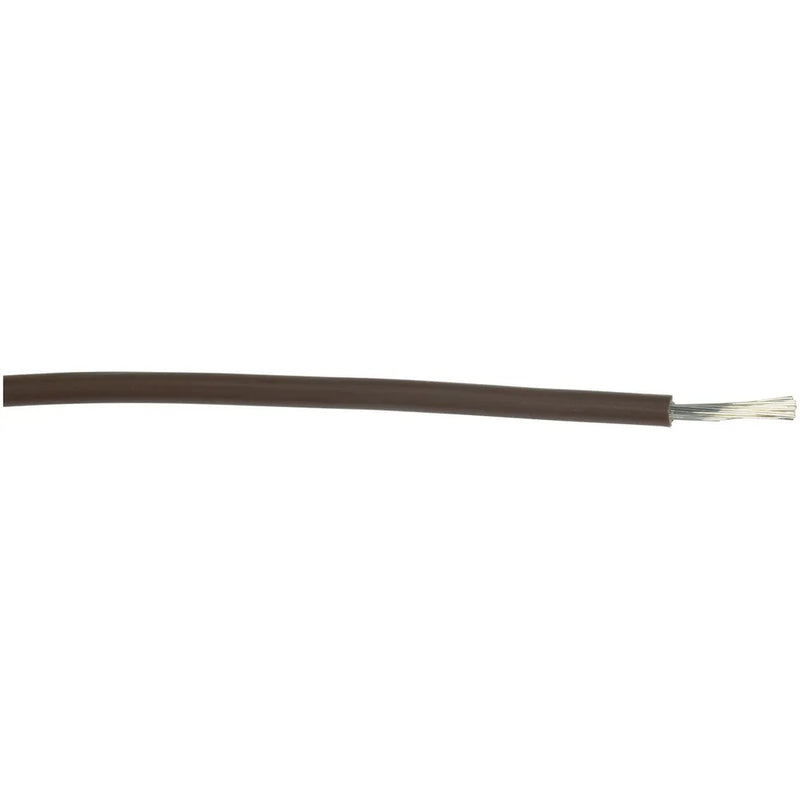 10A Heavy Duty Hook-up Wire - Brown - Sold per metre