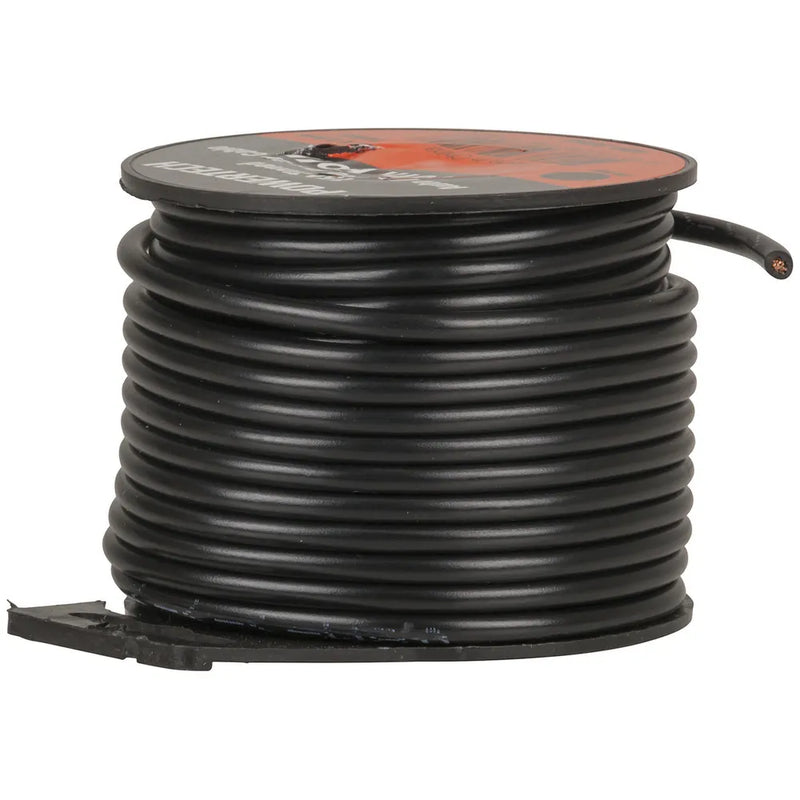 15A DC power cable - 10m roll - Black