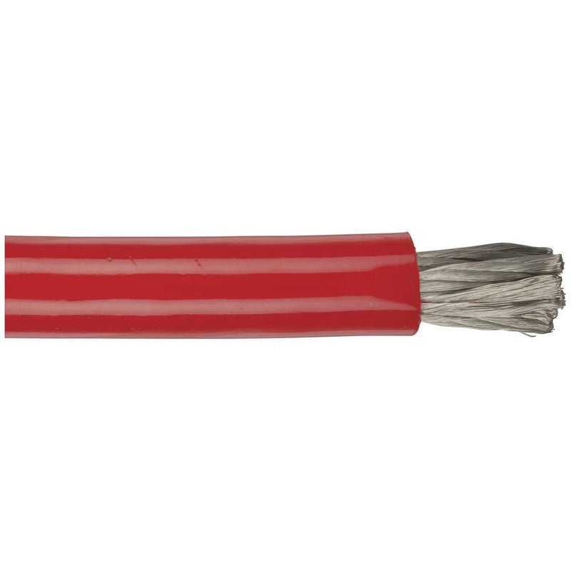 0 Gauge Mega High Current OFC Power Cable - Red - Sold per metre